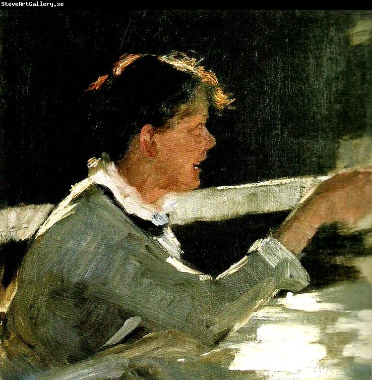 Peter Severin Kroyer figurstudie av helene christensen